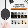SANKEDOU Wall Mounted Reading Light, Bedside Headboard Lights with 5