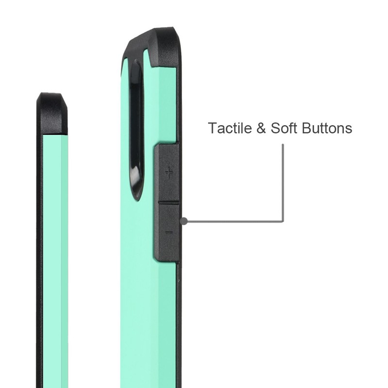 J&D Heavy Duty Dual Layer Hybrid Shockproof Protective Rugged Bumper