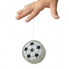 HOVUK® White Football Design Light Up Responsive Yoyos, Stable and