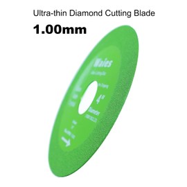 Waies Glass Cutting Disc with 100 mm x 22.23 mm Glass Ceramic Cutting Disc for Angle Grinder Diamond Saw Blade for Grinding Glass, Jade, Crystal Tiles (5)