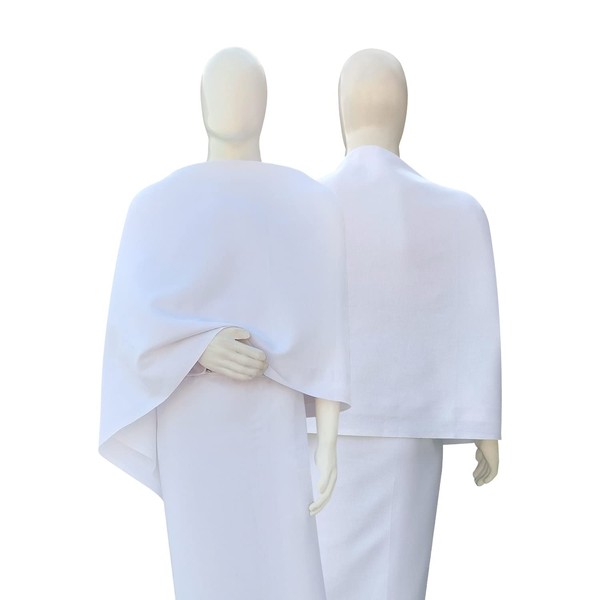 Ehram for hajj umrah premium quality 2 pieces white cotton towel men's ehram with Belt