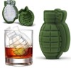 3D Ice Cube Mold Grenade Shape Maker Bar Party Silicone