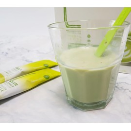 Korean Lookas9 Jeju Green Tea Latte Powder Stick 30T Korea Home Cafe Home Coffeeshop Creamy Matcha Latte Powder 18.9g*30T