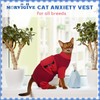 Cat Anxiety Relief Clothes, Adjustable Calming Shirt Suitable for Small