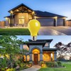 Minsily 6 Pack 3W Yellow Light Bulb A19 LED Bug