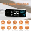 Digital Alarm Clock with Temperature Date Week Display, Alarm Clocks
