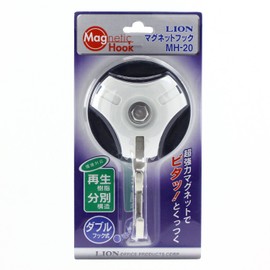 Lion Office Equipment MH-20-BK Magnetic Hook, Double, Black