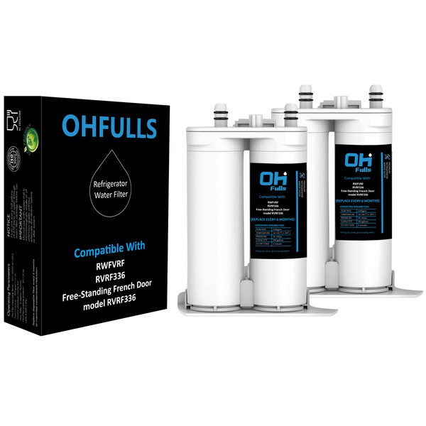OHFULLS RWFVRF Water Filter Replacement, Compatible With Viking Water Filter