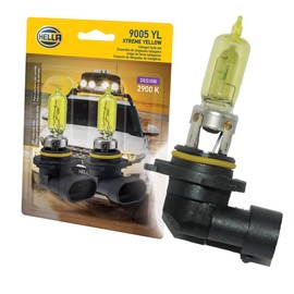 Hella 9005 YL Focos Xtreme Yellow Kit de 2 Focos HELLA Extreme Yellow 9005 / HB3. Número de Parte HELLA: 9005 YL en Blíster., 9005, Amarillo Empaque de, 2 Empaque de
