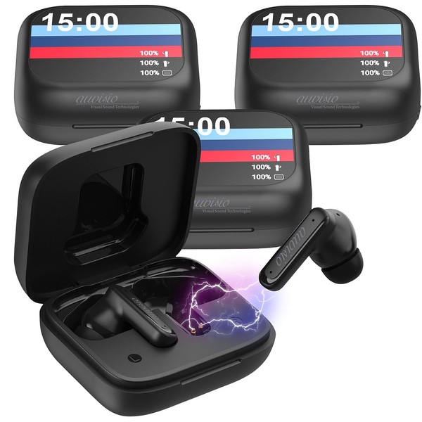 auvisio Mini Bluetooth Headphones, Set of 4 Wireless In-Ear Headphones