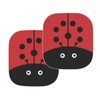 KEIAHUAN Ladybird Pattern Car Sun Shade Windshield 2 Pack Auto