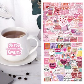 240 Reading Stickers for Kindles, Pink Book Stickers for Kindles, Scrap Book Stickers Pink, Aesthetic Reading Stickers, Reading Lover Waterproof Vinyl Stickers for Water Bottle, Luggage, Skateboard