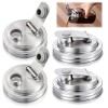 Baderke 4 Pcs Stainless Steel Mason Jar Pour Spout Lid