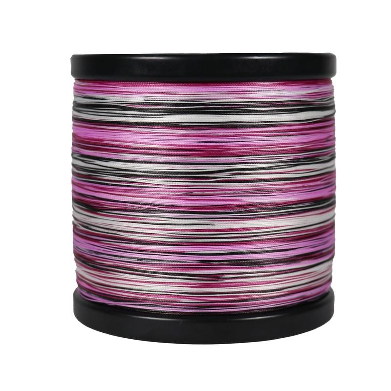 Pink Python Hi-Vis Braid - yards: 500 Yards, pound test: