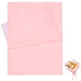 72 Sheets of Tissue Paper Pink, 50 x 70 cm Tissue Paper Packaging Material, Gift Wrap Pink, Tissue Paper Pink for Packaging DIY Gift Wrapping, Bouquet Packaging, Pompom Packaging