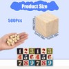 Wooden Cubes Pack of 500 Craft Wood Blocks 10 mm