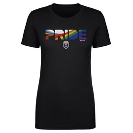 500 LEVEL Seattle Reign FC Wave Pride Stripes 2025 Shirt for Women (Black, XXX-Large)