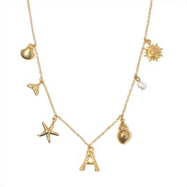 KBRPEY Women's Necklace with Letters Adjustable Alloy Fashion Accessory for Women at Oktoberfest, Alloys