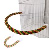 Bird Toys, Colorful U Shape Cotton Rope Bird Resting Perches