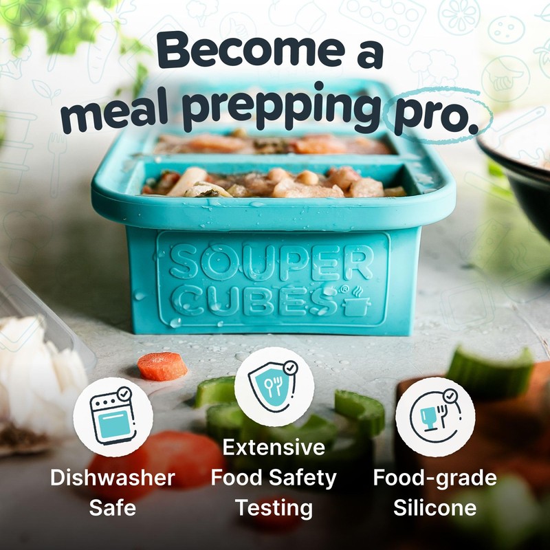 Souper Cubes 1 Cup Silicone Freezer Molds - Soup Cubes