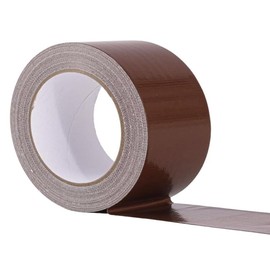 Zo.Yehaa Duct Tape Dark Brown 3 Inches x 30 Yards, No Residue, Waterproof, Tear by Hand, Heavy Duty, Strong Adhesive Brown Duct Tape for Repairs, Industrial, Professional Use