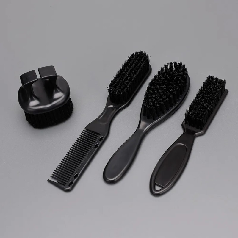 Set De 4 Cepillos De Barba Para Barbera