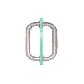 CRL 6" Brushed Stainless (BM Series) Tubular Back-To-Back Pull Handle