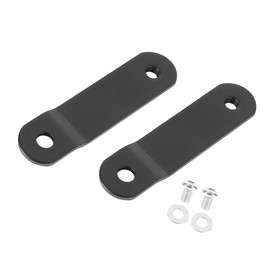 Motoforti Gas Tank Rising Lift Kit, Gas Tank Rising Lift, for Harley-Davidson Dyna, Steel, Black, 2pcs