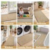 Homcomoda Bath Mats Sets 5 Piece, Boho Bathroom Rugs Absorbent
