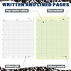 Affrolling 1 Pack Carbonless Lab Notebook Carbon Copy 8.5'' x