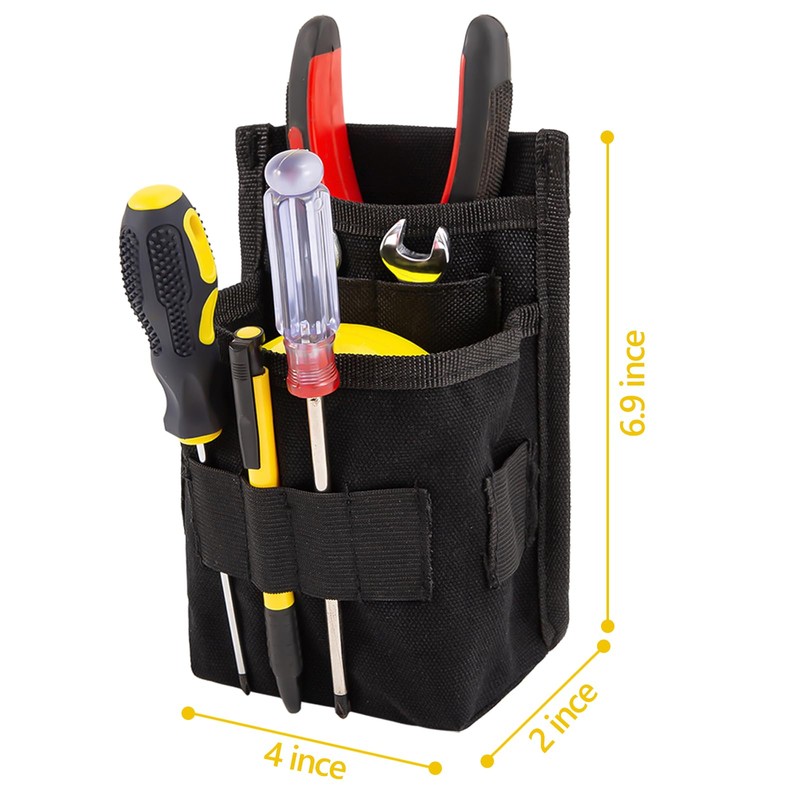Small Tool Bag with Belt Clip, Electrician Tool Bag, Mini