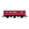 Hornby BR, 6 Wheel Coach, Brake 3rd Class, Fitted Lights,