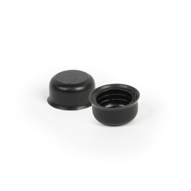 20 x Hexagonal Cover Caps Made in Germany Protective Caps M8 - Screw Caps, Nut Protection Caps, Cover Screws - Black Plastic Caps