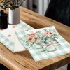 ANATTASOUL Table Runner, Vase and Flowers Table Runners, Spring Terylene