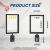 Estleys 3 Pcs Stanchion Sign Holder 8.3 x 11.7, Portrait