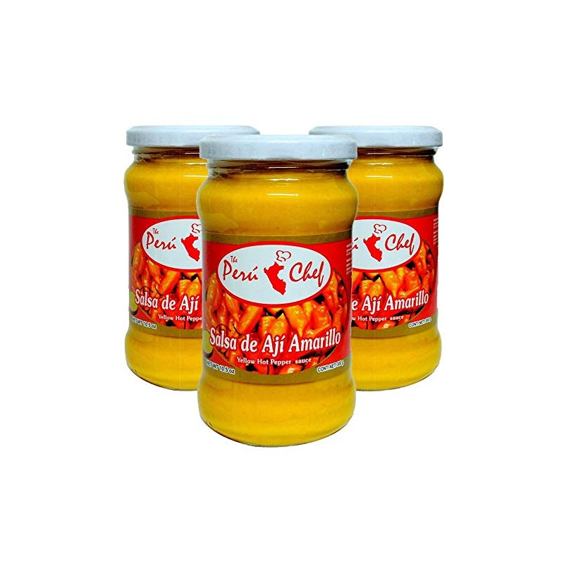 Peru Chef Aji Amarillo Hot Yellow Pepper Sauce - 10.5
