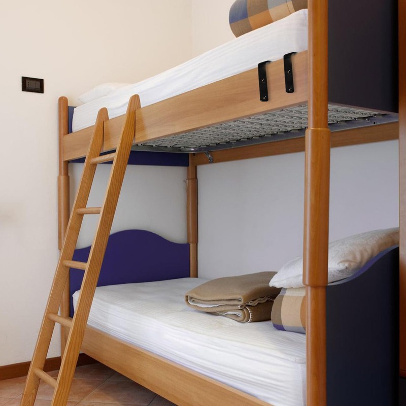 AOKWAWALIY 1 Set Rubberized Ladder Hooks Bunk Bed Stair Only