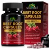 BAOXIAOBEN Beetroot Capsules 1300mg, Beetroot Powder for Endurance Support &