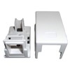 10-1 Port Surface Mount Box for Keystone Jacks - White