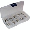 FLADEN 60 Assorted Eyed Fishing HOOKS in Multiple Section Durable