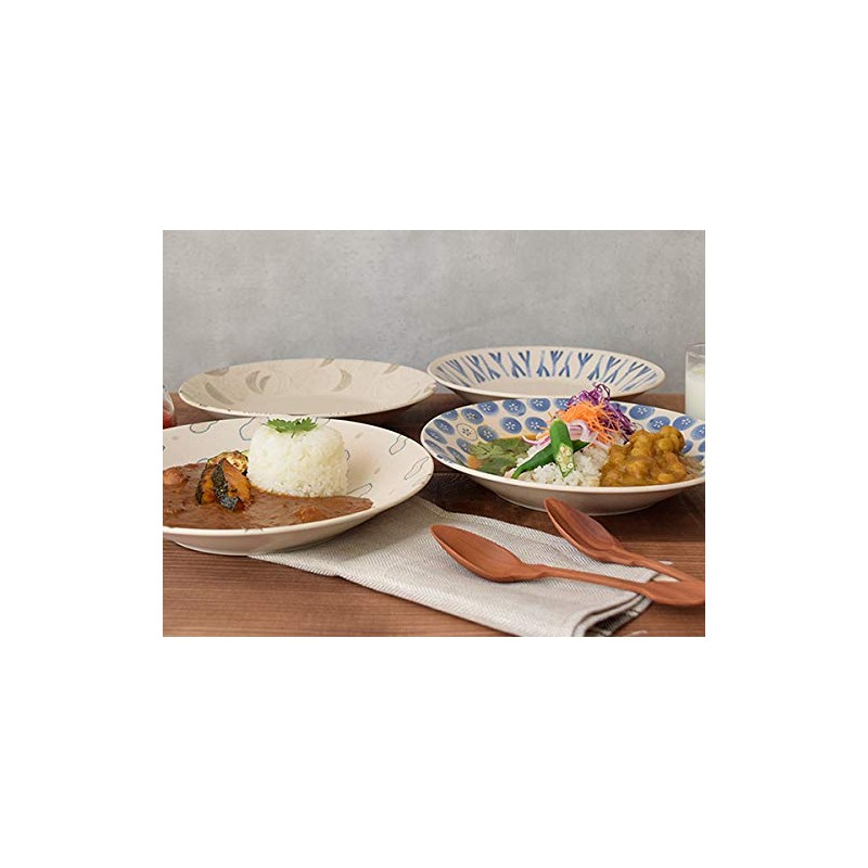 ks-025-02 Tableware East Deep Plate, 9.4 inches (24 cm), Fruit