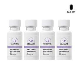 Celltrion Cellcure White Energy Mela Ampoule 5X 30ml x4 / Freckle Ampoule / 셀트리온 셀큐어 화이트 에너지 멜라앰플 5X 30ml x4 기미앰플