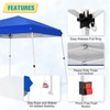 COOS BAY Outdoor Instant Easy Setup Canopy Tent with Wheeled