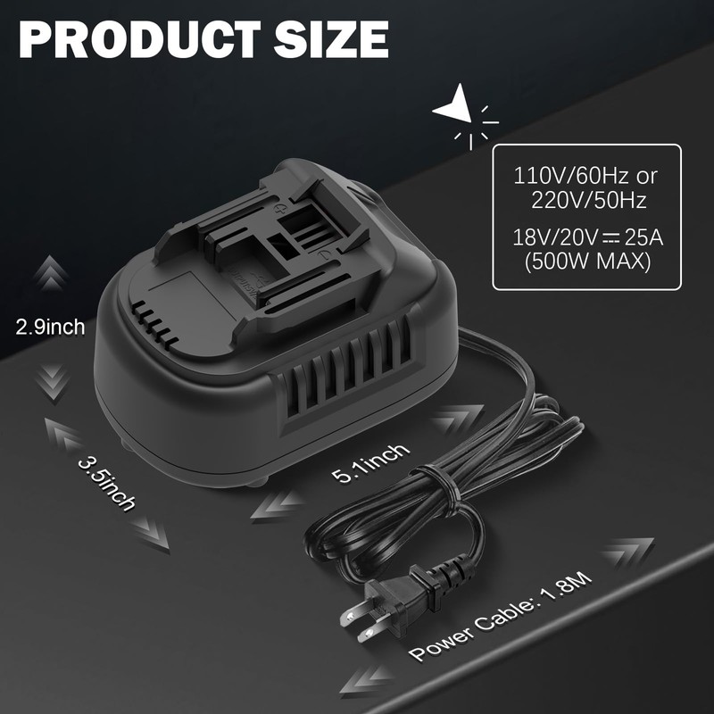 500W AC to DC Converter for Makita 18V Cordless Tools,