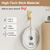 pickpiff Self Adhesive Hooks, Extra Sticky 10LB (Max), Heavy Duty