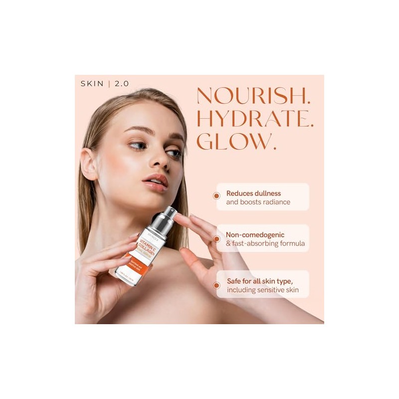 Vitamin C & Collagen Face Serum & Day Cream