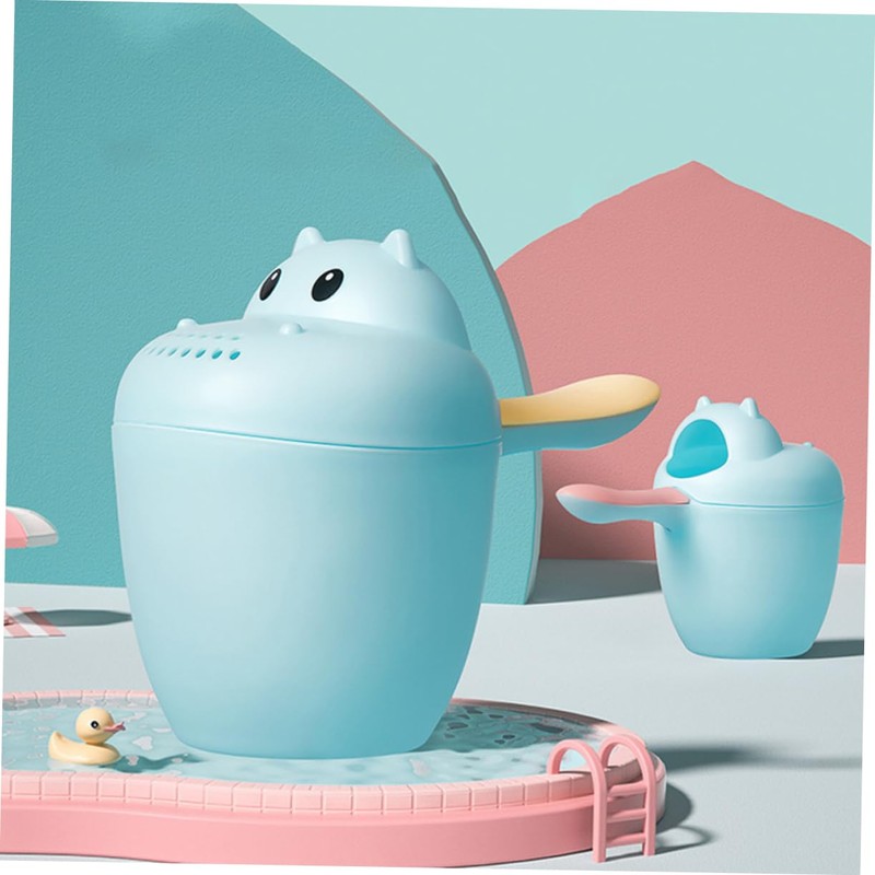 Baluue Baby Shampoo Cup Baby Shower Spoon Small Animal Shampoo