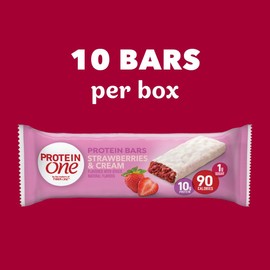 Protein One 90 Calorie Protein Bar, Strawberries & Cream, 9.6 oz