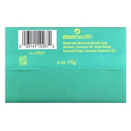 Ancient Clay Bar Soap, Coconut Shea, 6 oz (170 g)