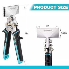 DURATECH 3 Inch Sheet Metal Bender Hand Seamers Sheet Metal Tools for Bending